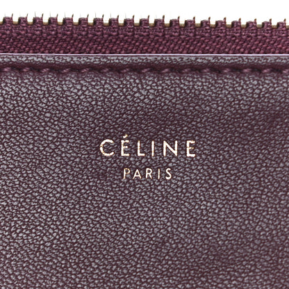 Celine Lambskin Small Trio Crossbody Bag Burgundy 9 of 15