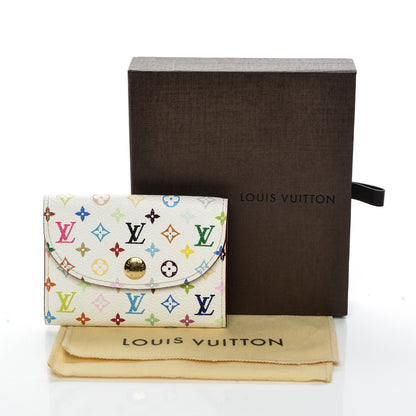 Louis Vuitton Monogram Multicolor Business Card Holder White 7 of 7