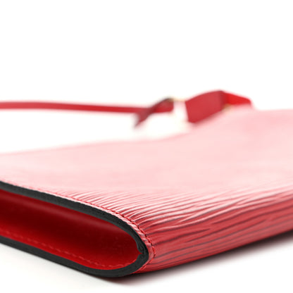 Louis Vuitton Epi Pochette Accessories 24 Castillan Red 10 of 11