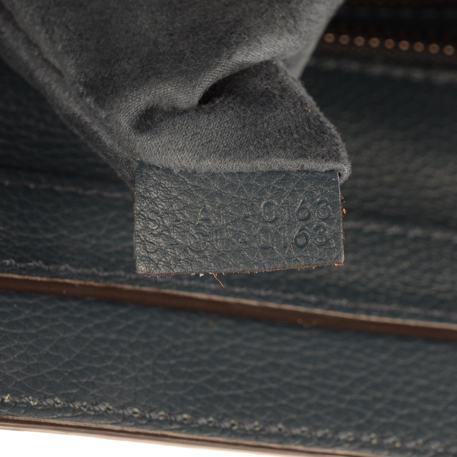 Celine Drummed Calfskin Micro Luggage Orage 7 of 9