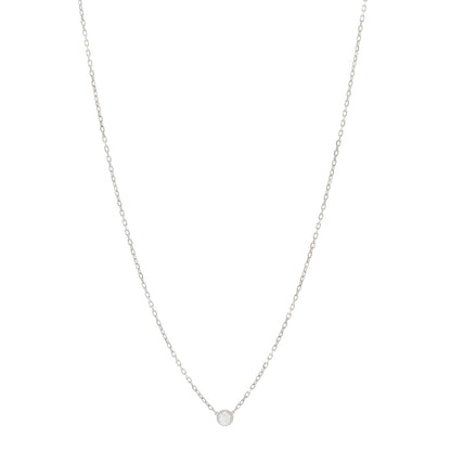Cartier 18K White Gold Diamond SM D'Amour Pendant Necklace 1 of 5