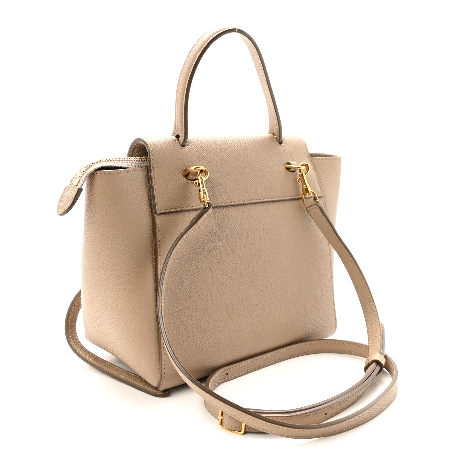 Celine Grained Calfskin Nano Belt Bag Light Taupe 3 of 10