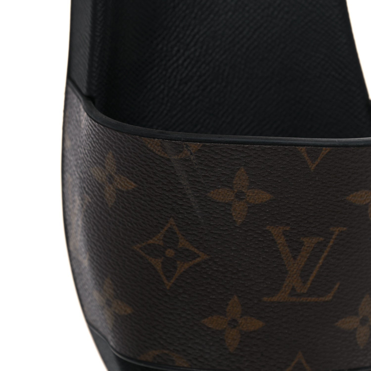 Louis Vuitton Rubber Monogram Mens Waterfront Mules 8.5 Macassar 15 of 16