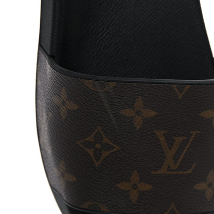 Louis Vuitton Rubber Monogram Mens Waterfront Mules 8.5 Macassar 15 of 16