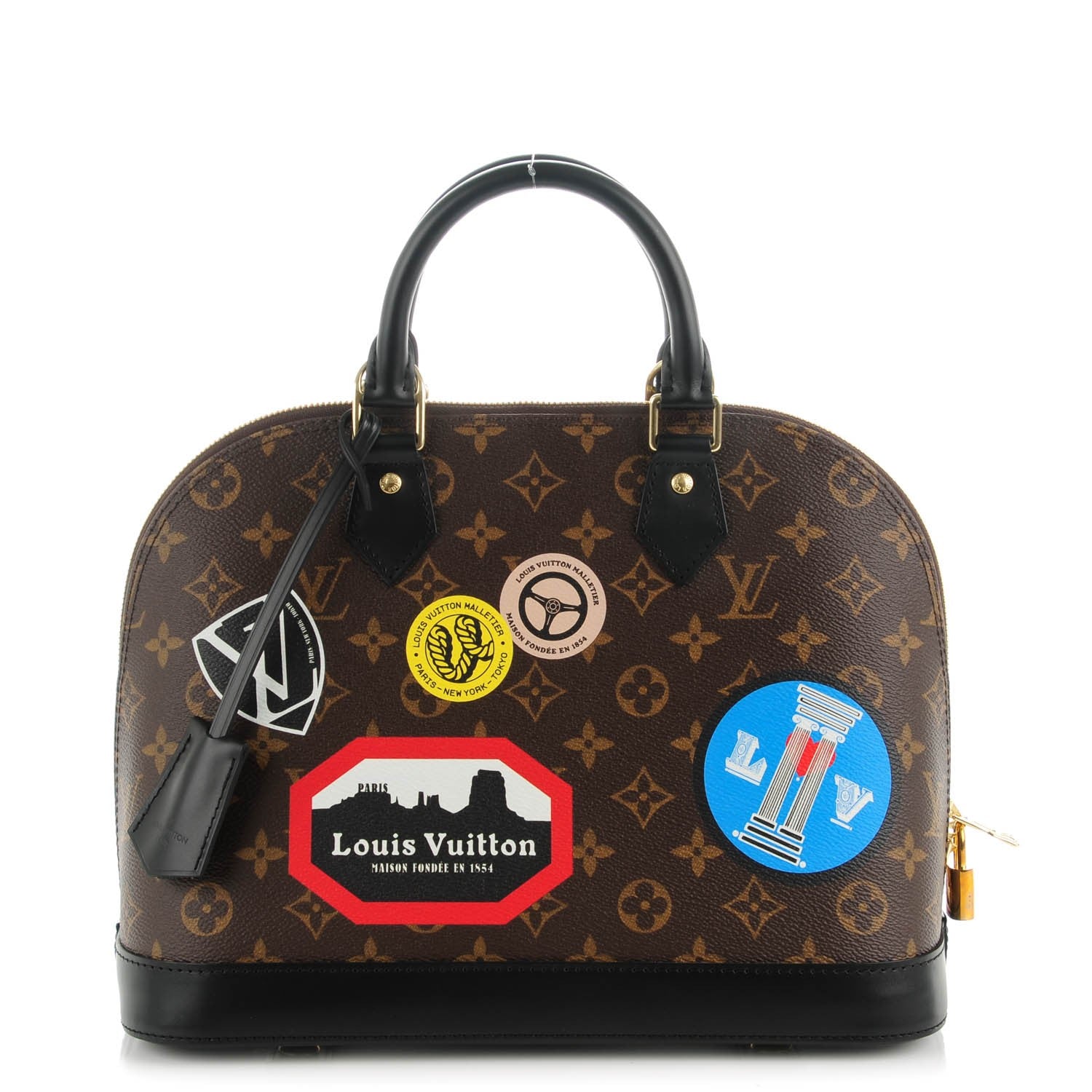 Louis Vuitton Monogram World Tour Alma PM 1 of 7