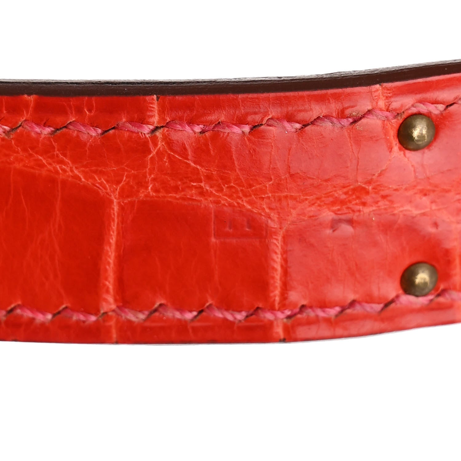 Hermes Shiny Niloticus Crocodile Birkin 30 Sanguine 7 of 15