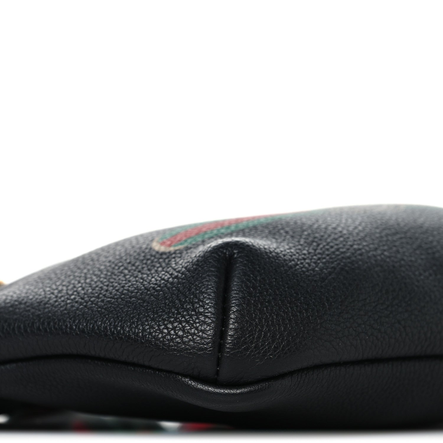 Gucci Grained Calfskin Small Logo Belt Bag Black 9 of 10