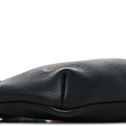 Gucci Grained Calfskin Small Logo Belt Bag Black 9 of 10