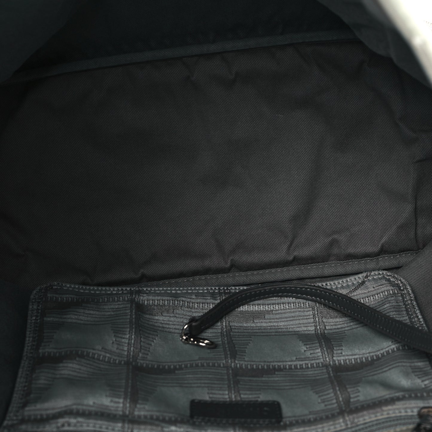 Nylon Travel Tote Gray