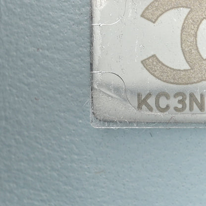 Chanel Caviar Quilted Small Double Flap Light Blue 7 of 11
