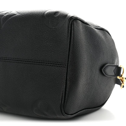 Louis Vuitton Empreinte Monogram Giant Speedy Bandouliere 25 Black 9 of 9