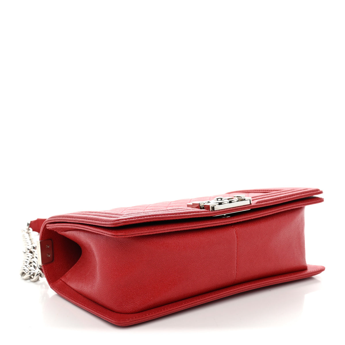 Chanel Caviar Quilted Medium Boy Flap Red 4 of 11