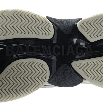 Balenciaga Fabric Mesh Mens Triple S Sneakers 38 Yellow Grey White 6 of 8
