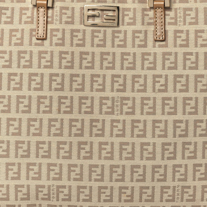 Fendi Zucchino Vitello Tote Beige Tortora 6 of 8