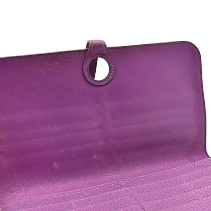 Hermes Togo Dogon Recto Verso Wallet Violet 8 of 14