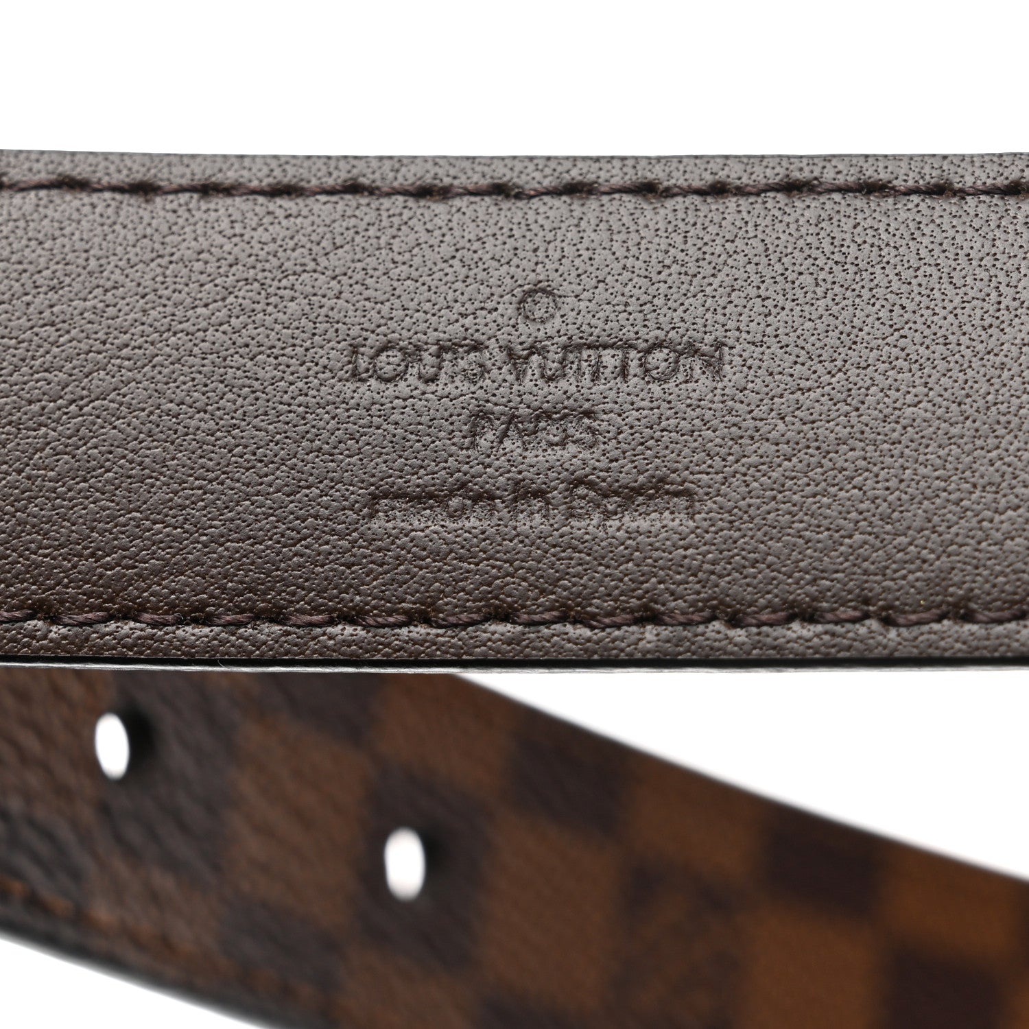 Louis Vuitton Mini Damier Ebene 25mm LV Initiales Belt 90 36 6 of 8