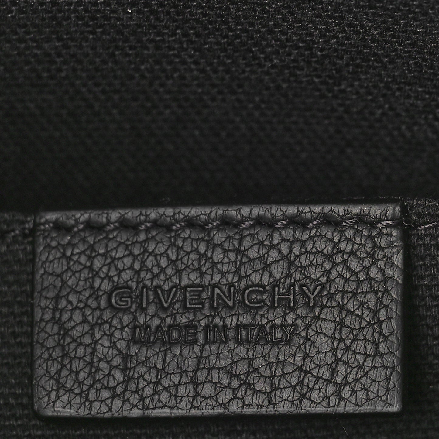 Sugar Goatskin Large Antigona Pouch Black