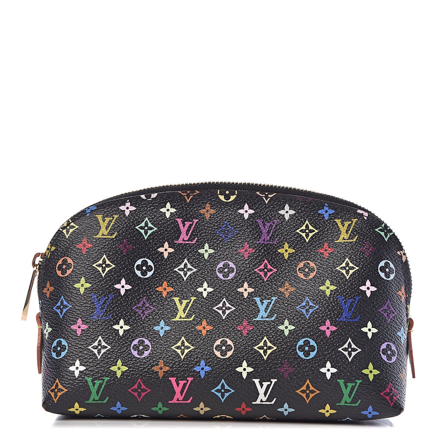 Monogram Multicolor Cosmetic Pouch Black Grenade