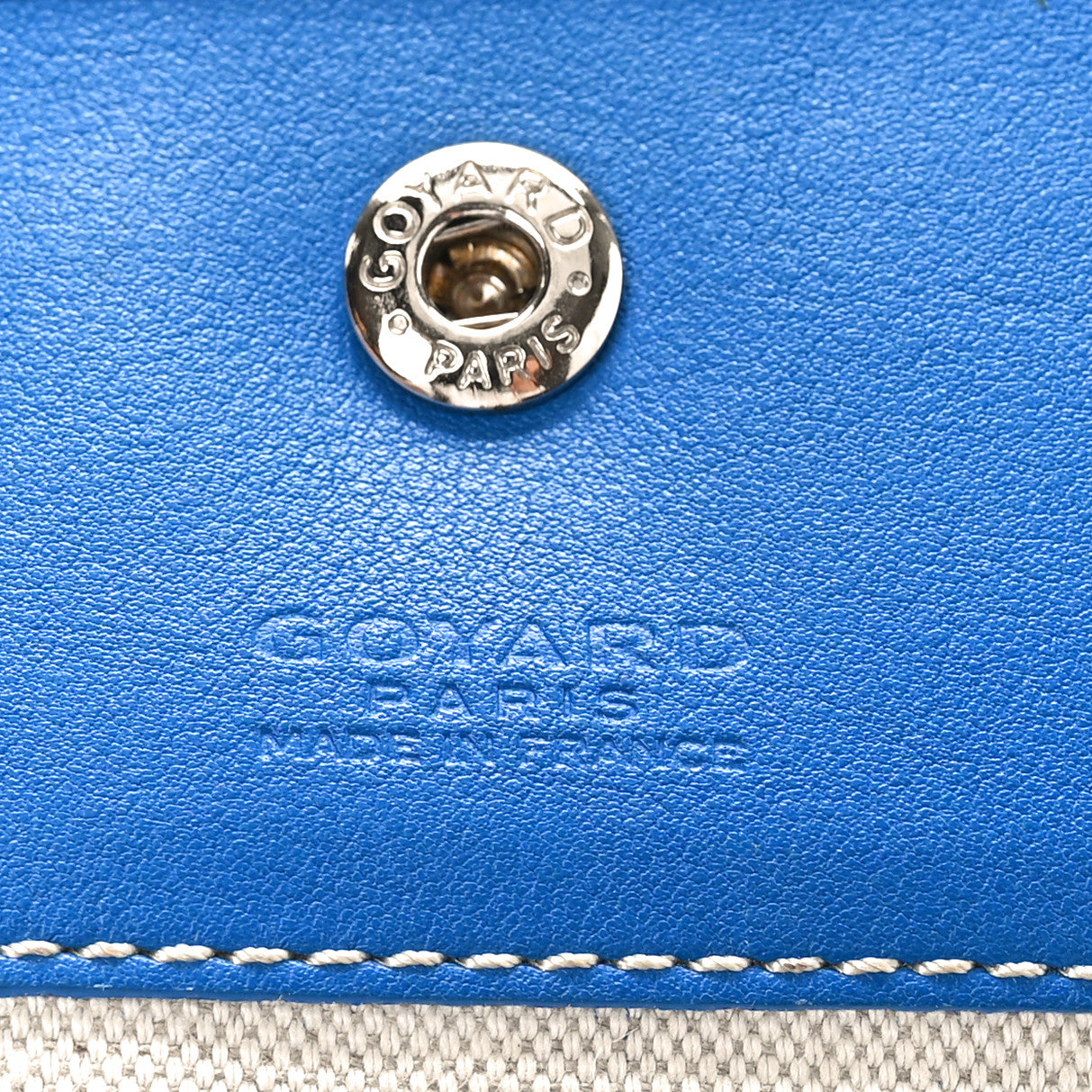Goyard Goyardine Pouch Sky Blue 6 of 9