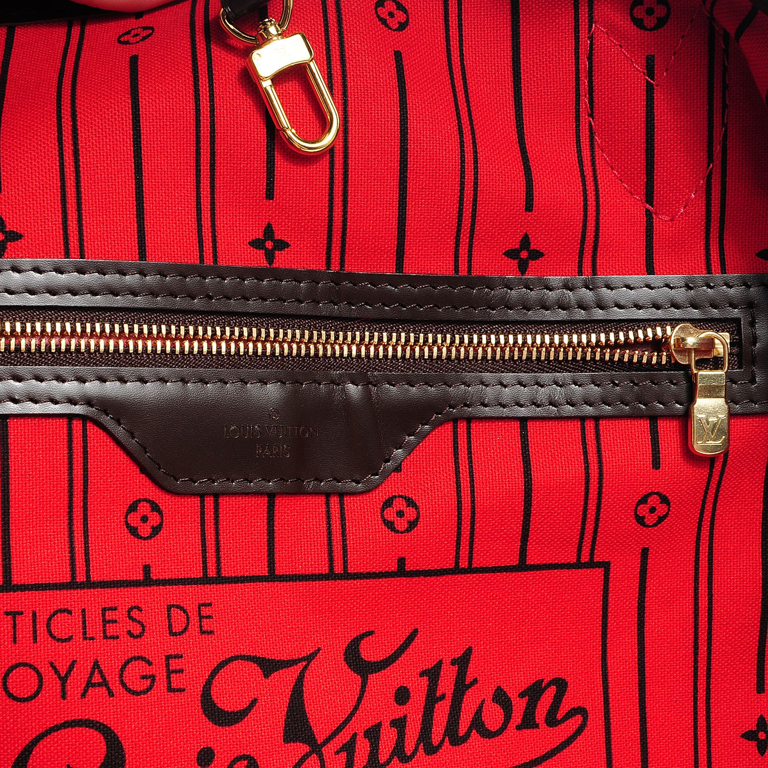 Louis Vuitton Damier Ebene Neverfull MM 6 of 7