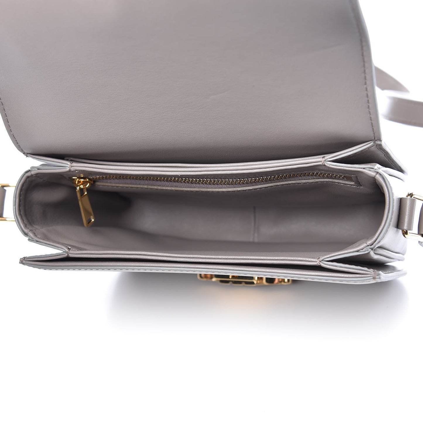 Shiny Calfskin Small Triomphe Pebble