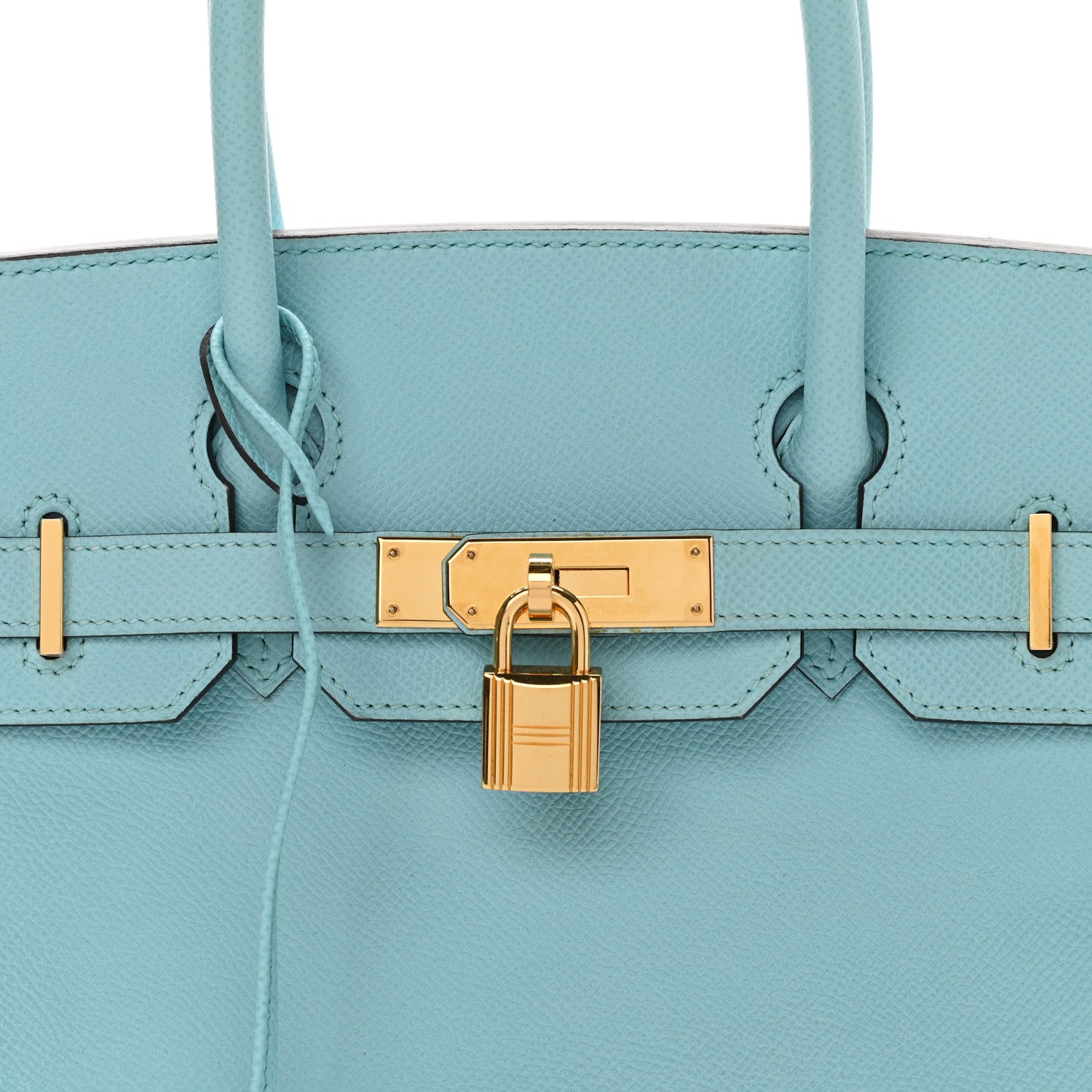 Hermes Epsom Birkin 30 Bleu Atoll 8 of 10