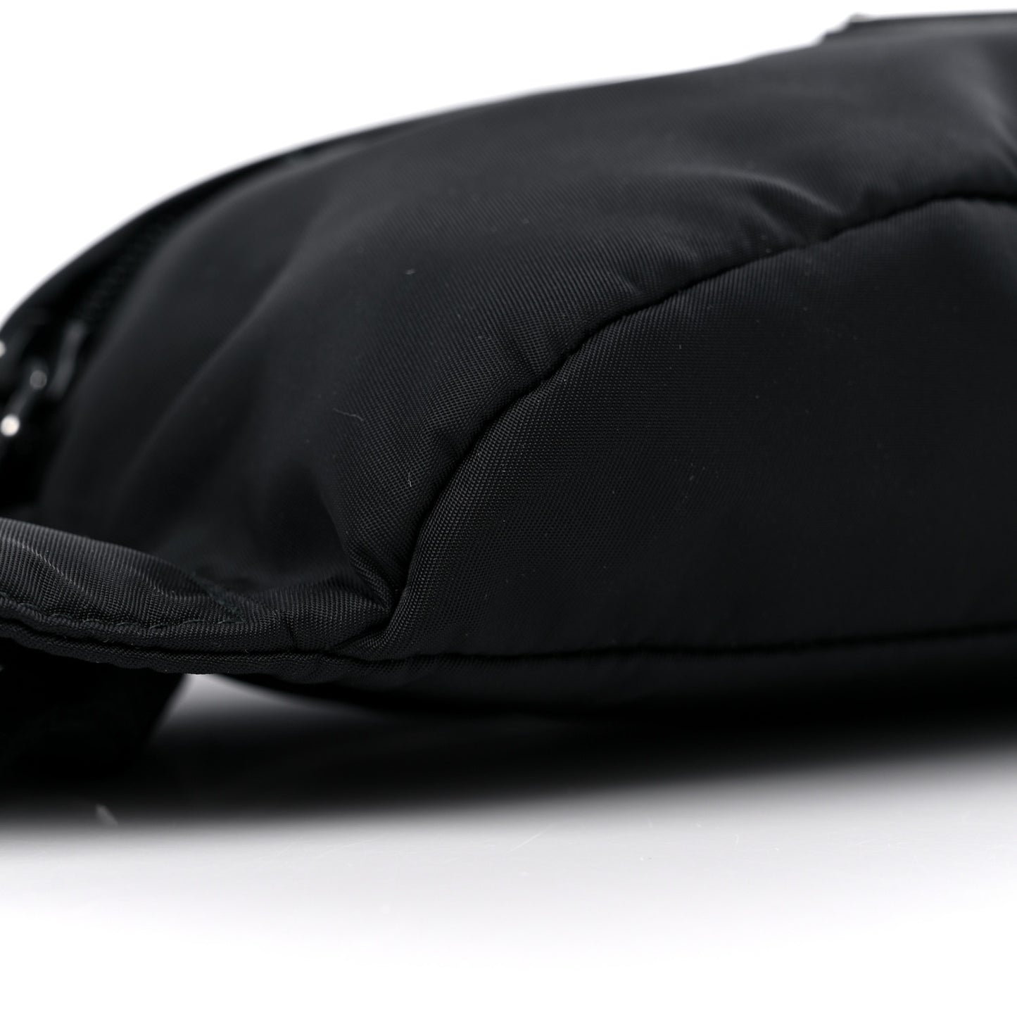 Re-Nylon Saffiano Belt Bag Black