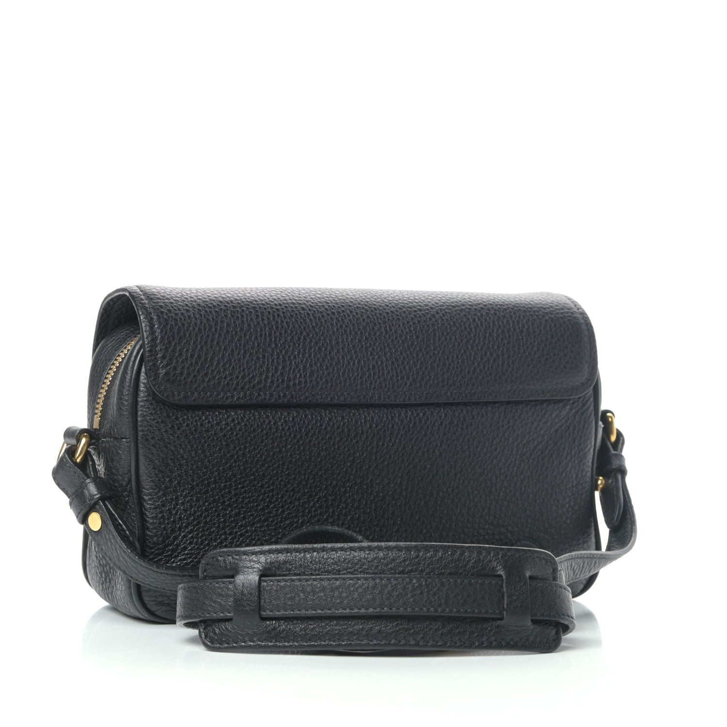 Prada Vitello Phenix Crossbody Bag Black 3 of 9