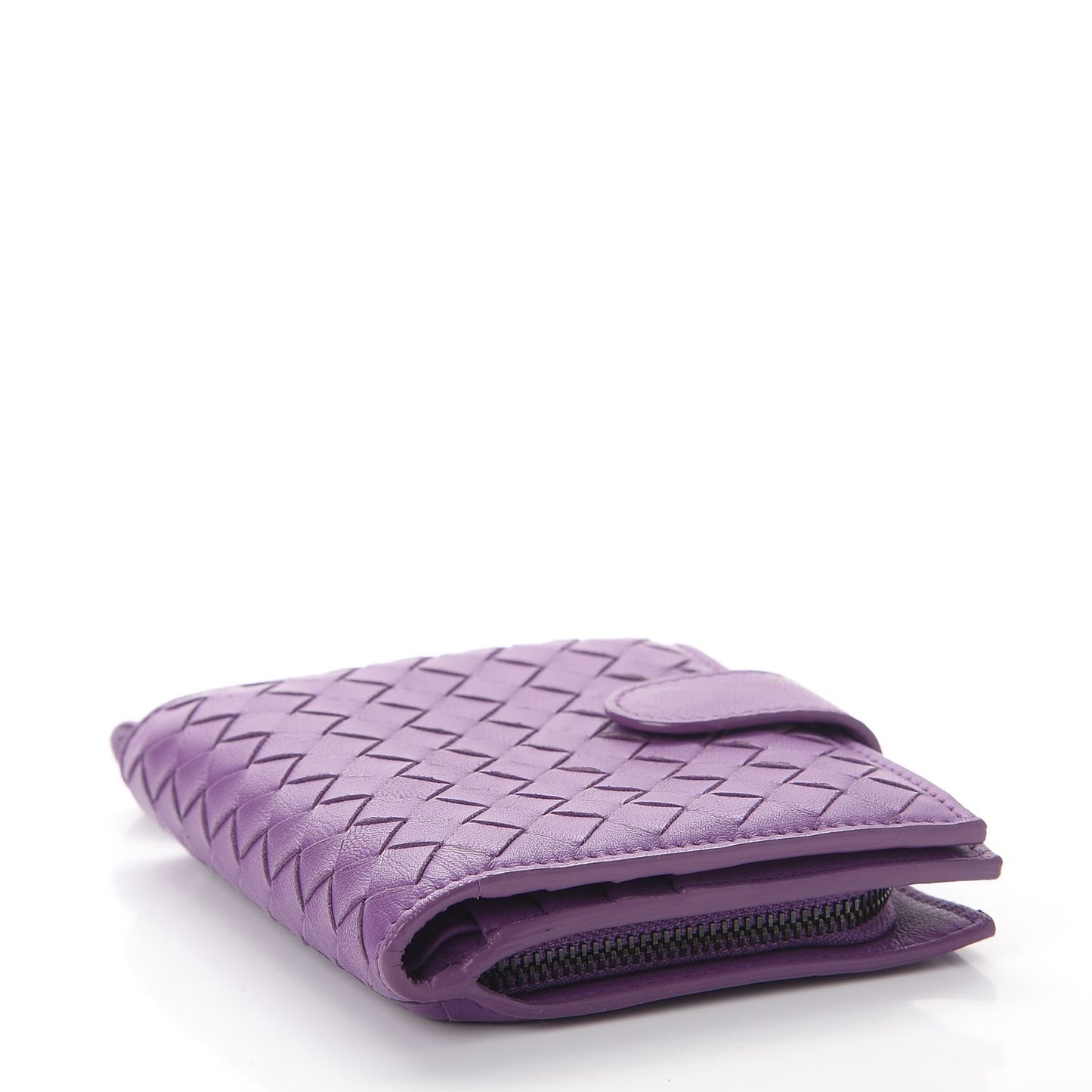 Nappa Intrecciato Mini Wallet Byzantine