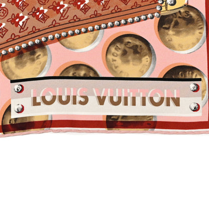 Louis Vuitton Silk Trunks Square Scarf Multicolor 2 of 4