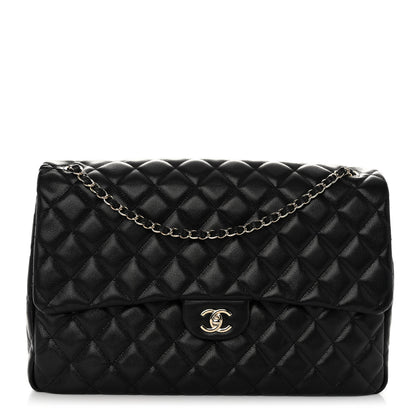 Chanel Caviar Quilted XXL Travel Flap Bag Black 1 of 10