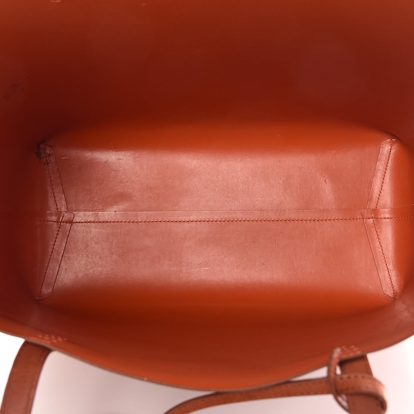 Calfskin Small Shopping Tote Brandy