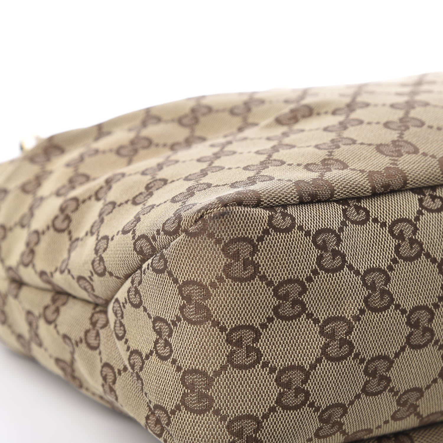 Gucci Monogram Medium Horsebit Chain Hobo Off White 7 of 13