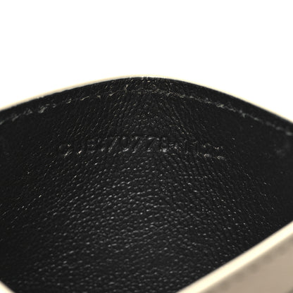 Saint Laurent Lizard Embossed Monogram Credit Card Case Crema Soft 7 of 8