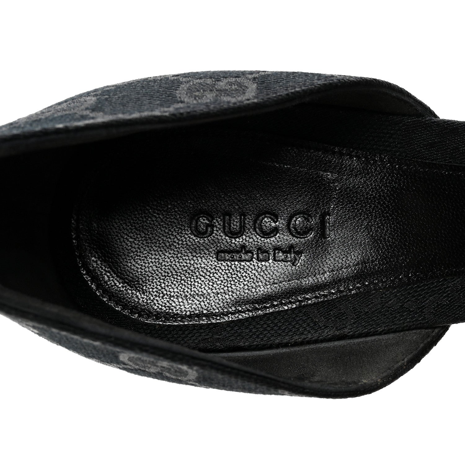 Gucci Monogram Niagara Lux Horsebit Sandals 8 Black 8 of 10