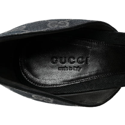 Gucci Monogram Niagara Lux Horsebit Sandals 8 Black 8 of 10