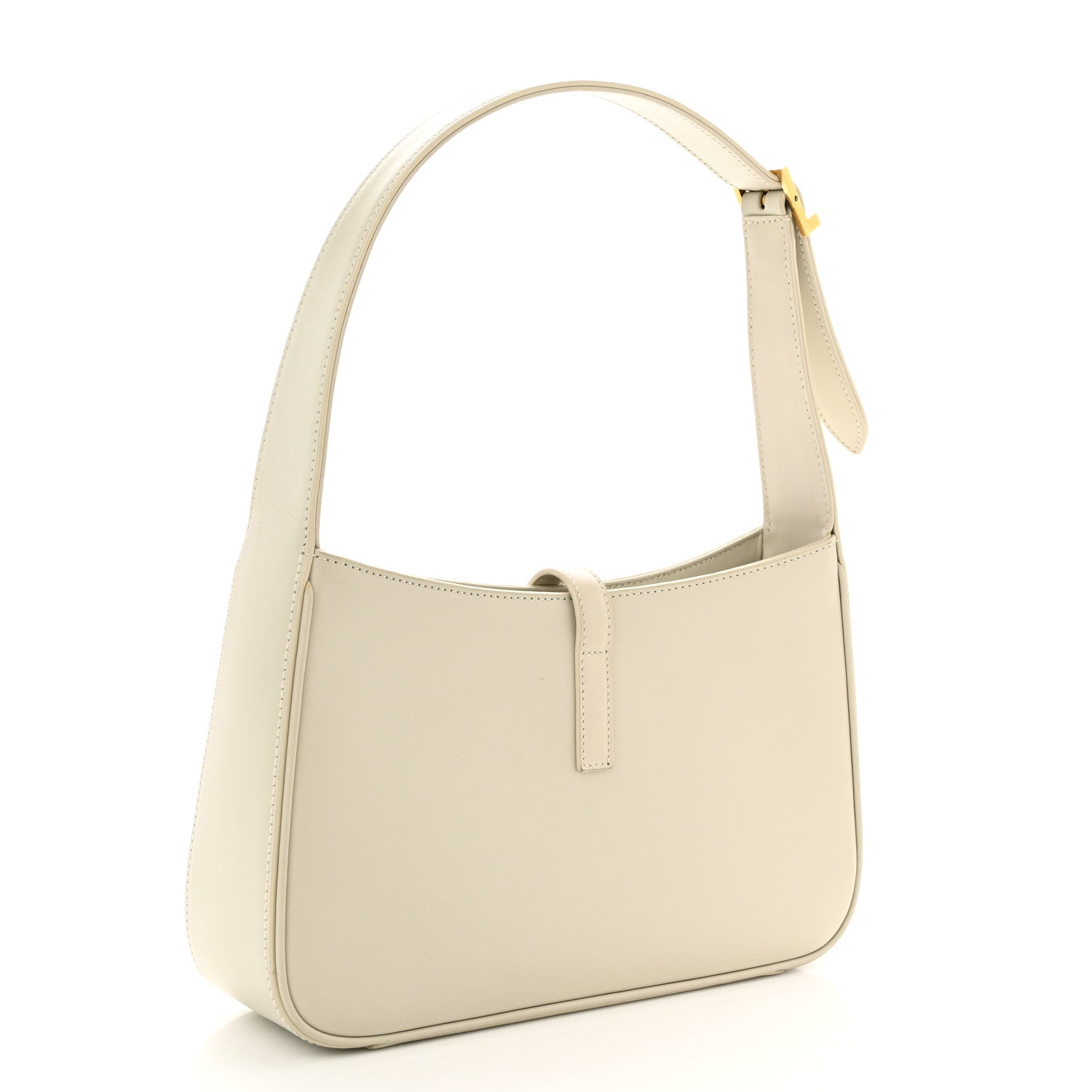 Saint Laurent Smooth Calfskin Le 5 A 7 Hobo Blanc Vintage 3 of 9