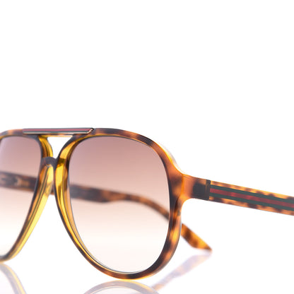 Gucci Acetate Aviator Sunglasses GG 1627/S Tortoise 7 of 8