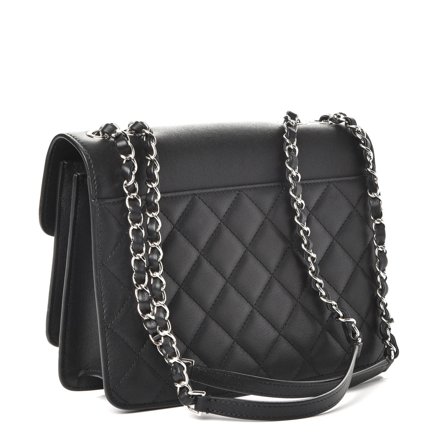 Chanel Lambskin Quilted Mini Urban Companion Flap Black 4 of 8