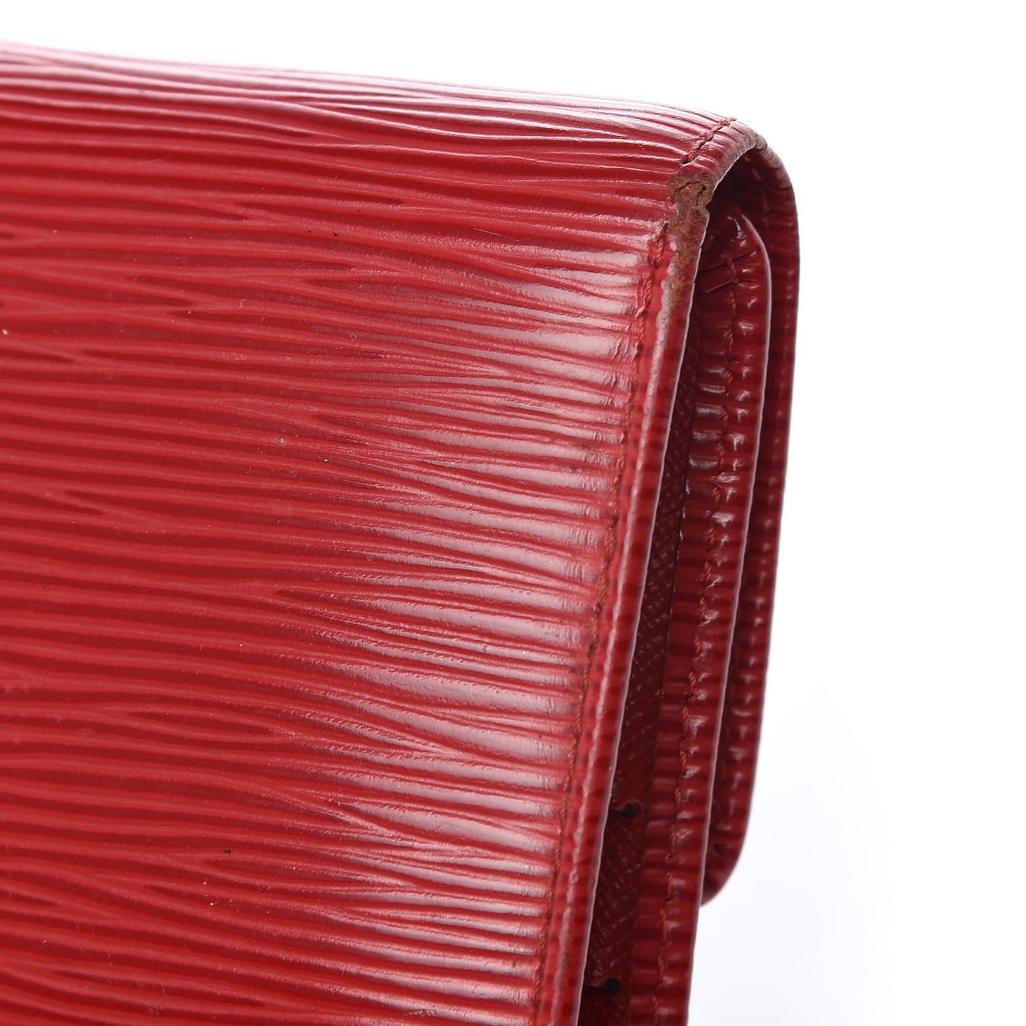 Epi Porte Tresor International Wallet Rouge