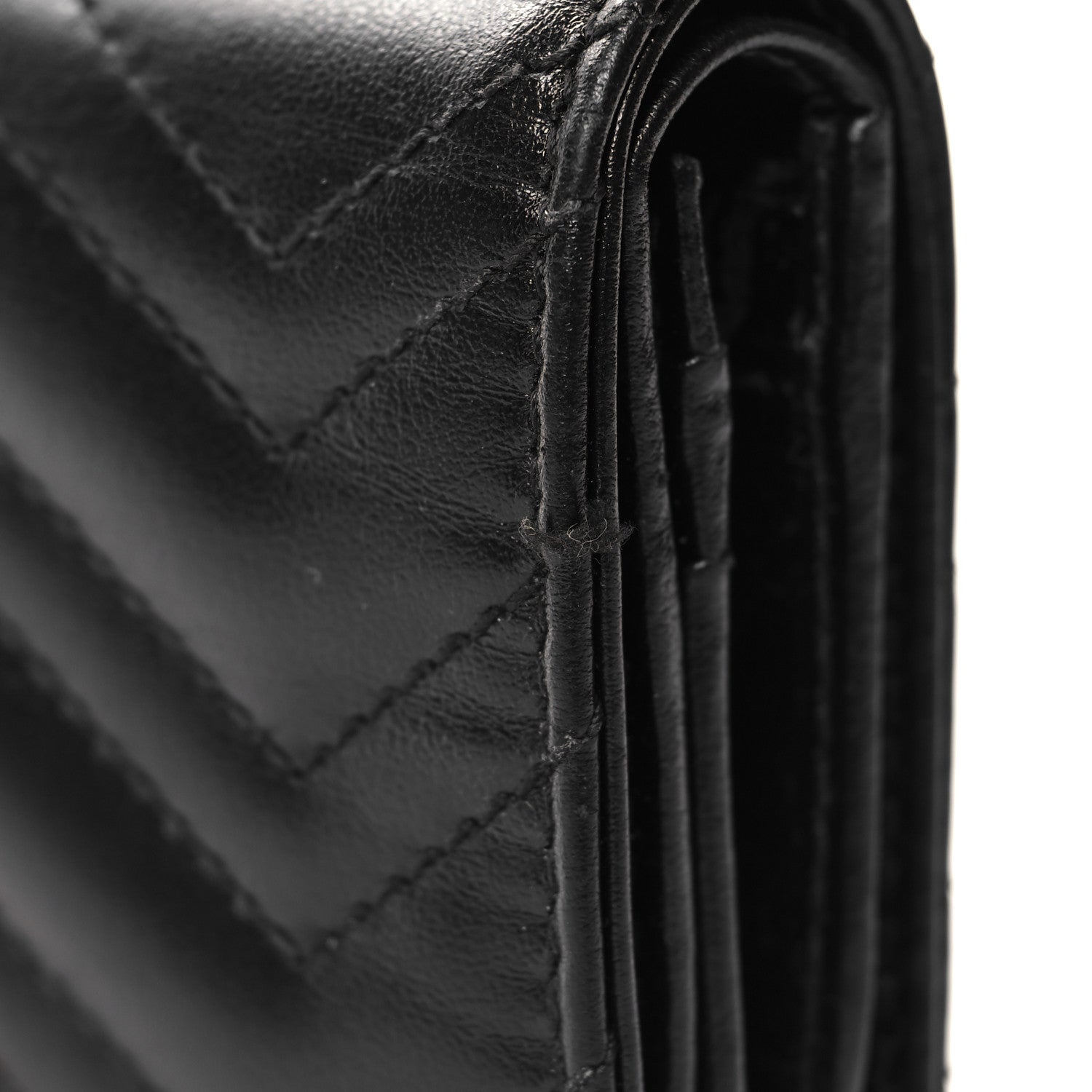 Gucci Calfskin Matelasse GG Marmont Card Case Wallet Black 10 of 11