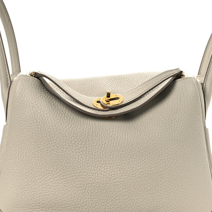 Hermes Taurillon Clemence Lindy 26 Beton 8 of 12