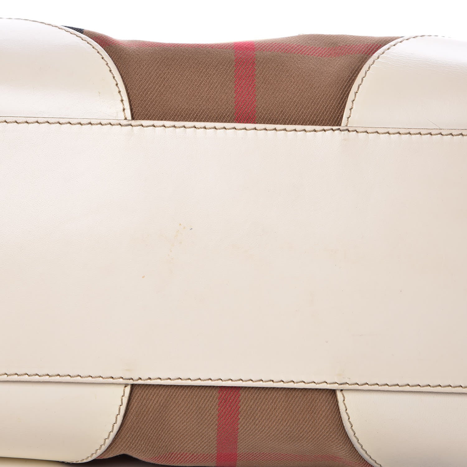 Burberry House Check Small Canterbury Tote White 11 of 14