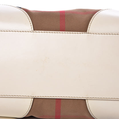 Burberry House Check Small Canterbury Tote White 11 of 14