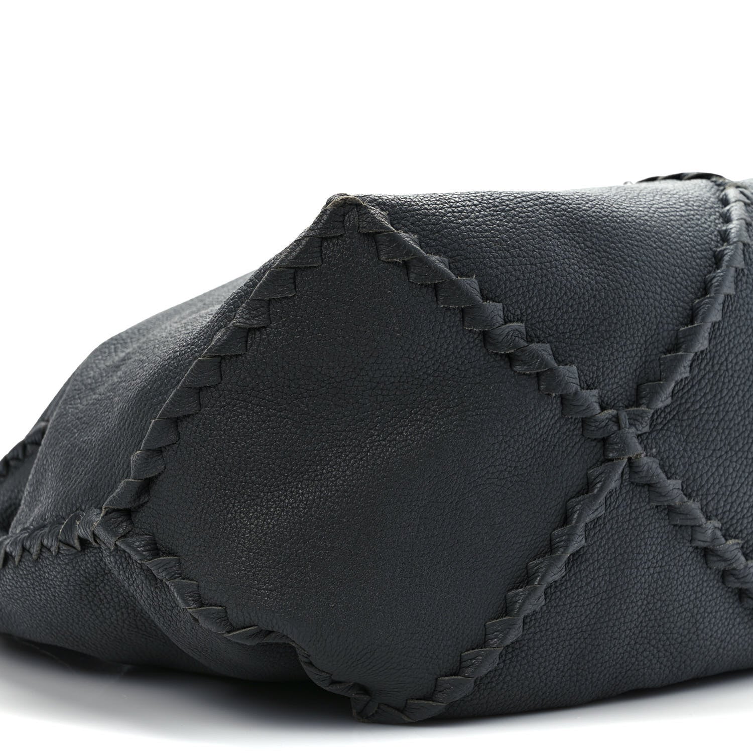 Bottega Veneta Washed Cervo Deerskin Shoulder Bag New Light Grey 8 of 13