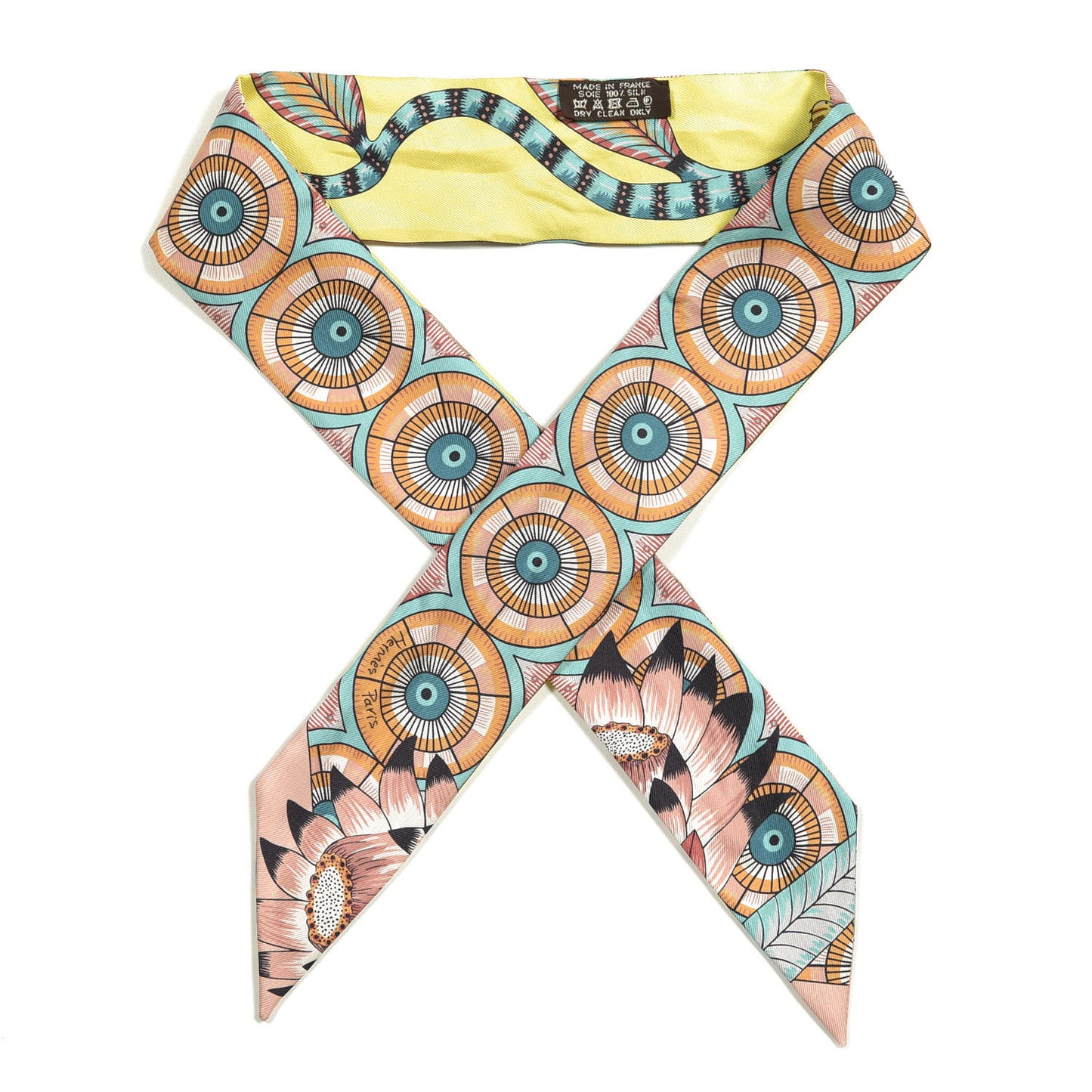 Silk Savana Dance Twilly Orange Vert Jaune
