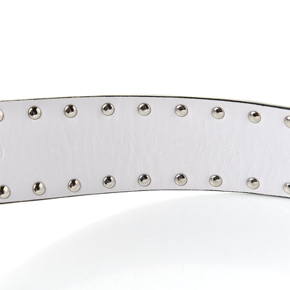 Valentino Garavani Lambskin Free Rockstud Spike Shoulder Strap Optic White 4 of 5