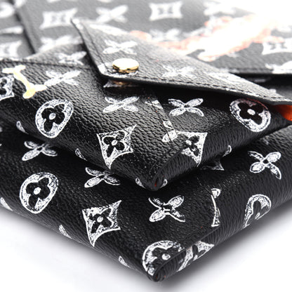 Louis Vuitton Catogram Kirigami Pochette Set Black 7 of 11