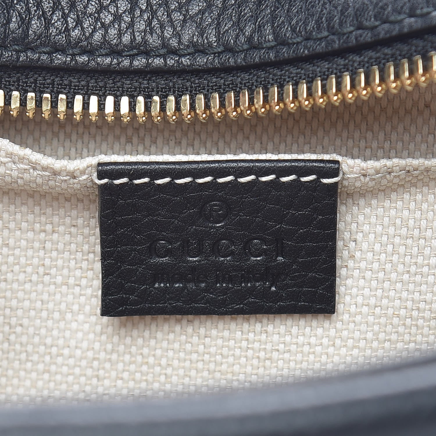 Gucci Pebbled Calfskin Small Soho Disco Bag Black 6 of 11