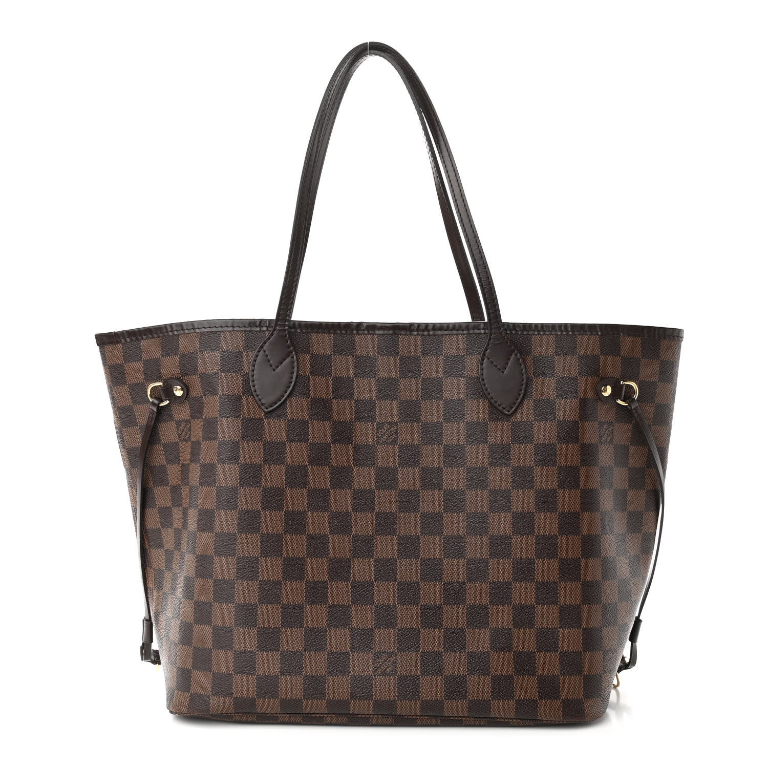Louis Vuitton Damier Ebene Neo Neverfull MM Rose Ballerine 1 of 13
